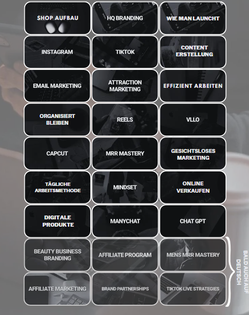 Fragen zum UBC Kurs: Das sind die Module des Ultimativen Branding Kurses